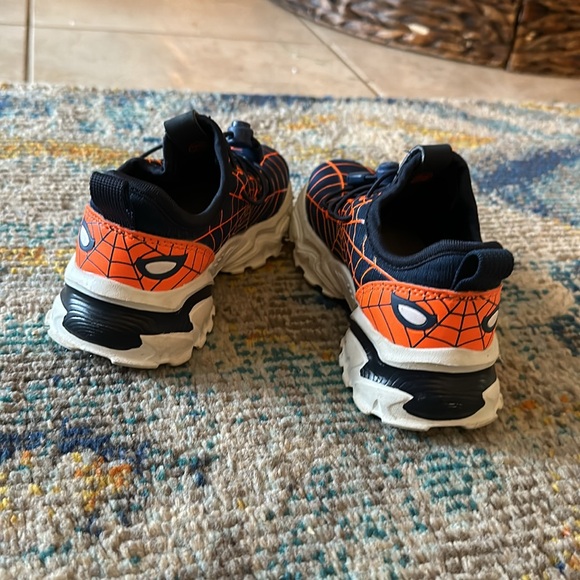 Bronx Kids Spider Web Sneakers - Blue and Red - Picture 3 of 4